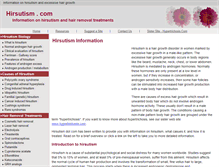Tablet Screenshot of hirsutism.com